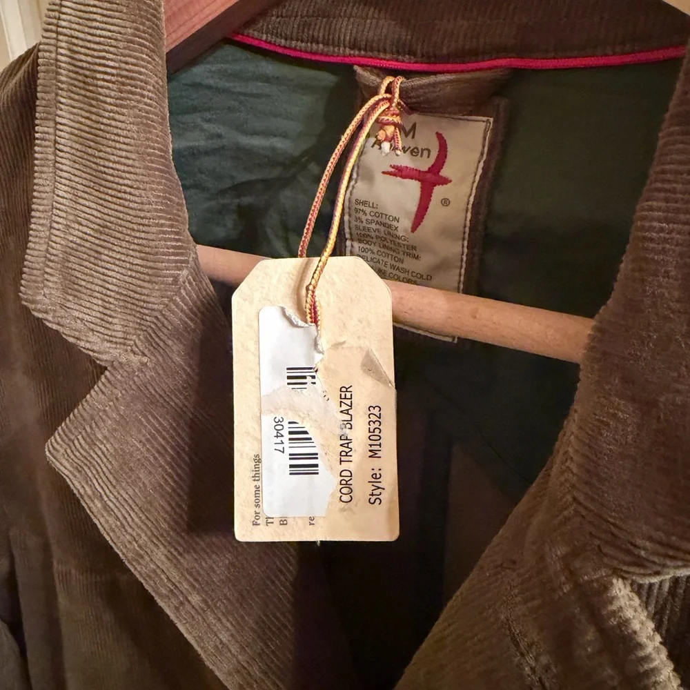 Men's Olive and Khaki Military Jacket - Picture 3 of 7